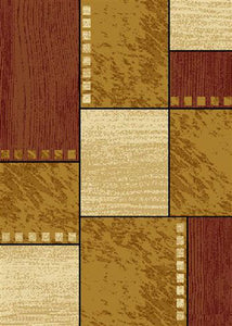 8'x10' City Rawhide Leather Area Rug. The City collection is made of 100% polypropylene pile at an affordable price. The contempory and transitional designs are great for any décor in your home.