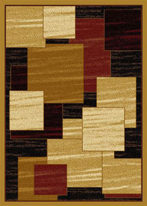 8'x10' City Panes Multi Area Rug. The City collection is made of 100% polypropylene pile at an affordable price. The contempory and transitional designs are great for any décor in your home.