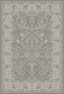 8'x10' Stratford Garden Gray Area Rug. The Stratford collection features beautiful modern gray, ivory, and blue tones that are sure to add warmth to any living space.  The yarn is made from 100% polypropylene for strength and durability.