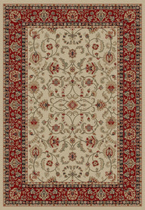 9'x13' Home Town Classic Keshan Beige Area Rug. The Hometown Collection is made of 100% polypropylene. The traditional and transitional designs make them ideal to match any décor.