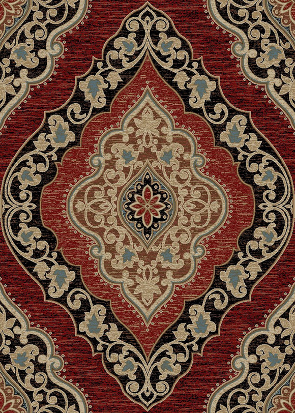 8'x10' Home Town Amelia Multi Area Rug. The Hometown Collection is made of 100% polypropylene. The traditional and transitional designs make them ideal to match any décor.