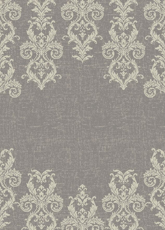 8'x10' Galleria Kingston Gray Area Rug. The Galleria Collection blends gray and blue tones to offer contemporary and transitional looks.  The soft color palette and versatile designs will modernize any living space.