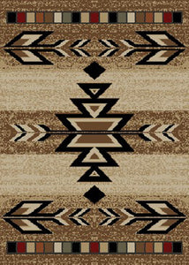 8'x10' Hearthside Rio Grande Antique Area Rug. The Hearthside Collection features a 100% polypropylene pile and is stain resistant. These lodge designs are sure to add rustic charm to any space.