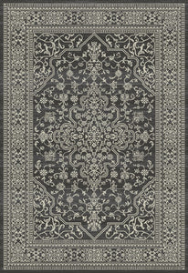 8'x10' Stratford Cleo Gray Area Rug. The Stratford collection features beautiful modern gray, ivory, and blue tones that are sure to add warmth to any living space.  The yarn is made from 100% polypropylene for strength and durability.